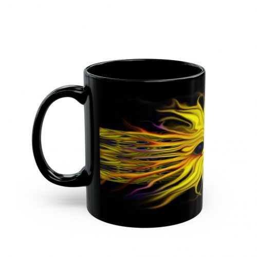 Sundowner Face Black Mug – by sp!nner  (11oz)